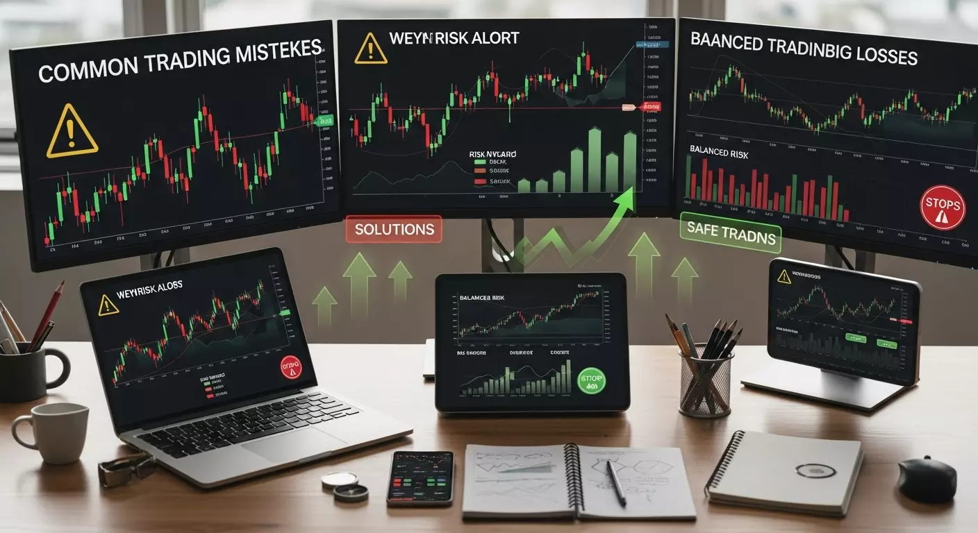 أخطاء التداول الأكثر شيوعًا وكيفية تجنب الخسائر الكبيرة